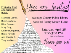 National Poetry Month Event