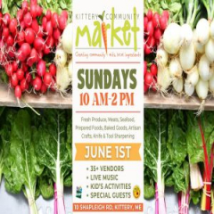 Kittery Community Market | Sunday, June 1st| 10-2 PM