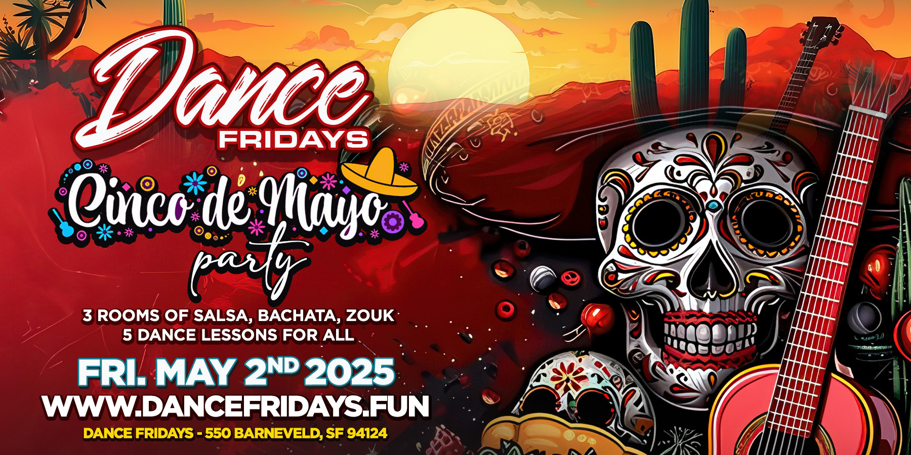 Cinco de Mayo Bash at Dance Fridays Salsa Dancing, Bachata Dancing at Dance Fridays, Dance Lesson, San Francisco, California, United States