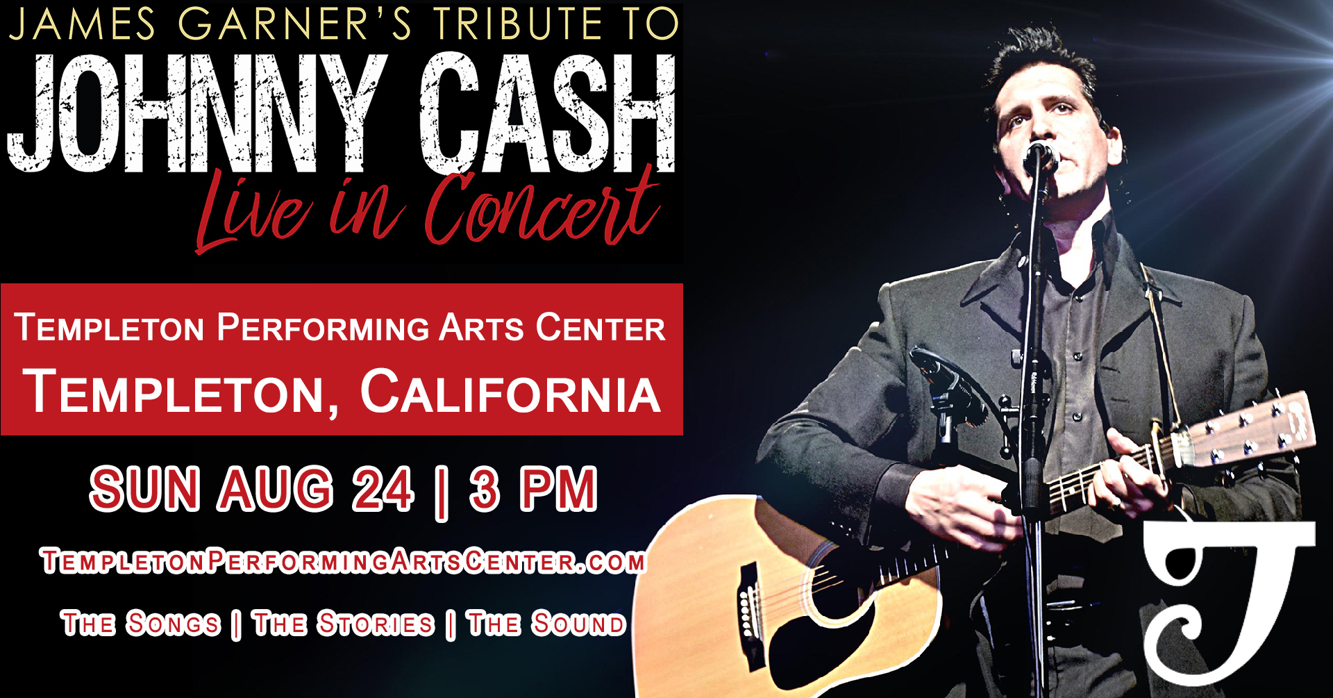 James Garner's Tribute to Johnny Cash, Templeton, California, United States