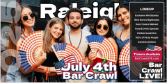 Official July 4th Bar Crawl Raleigh Independence Day Bar Crawl LIVE
