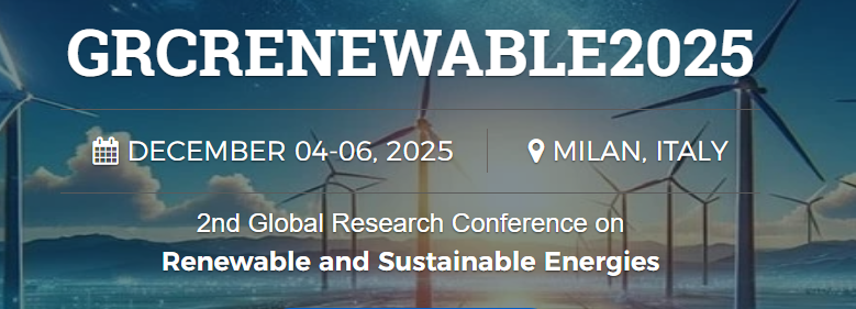 2nd Global Research Conference on Renewable and Sustainable Energies, Milan, Lombardia, Italy