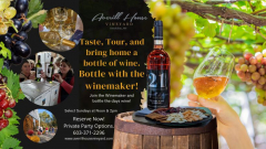 Tour, Taste and Bottle wine with the winemaker, includes Charcuterie and wine pairing! Brookline, NH