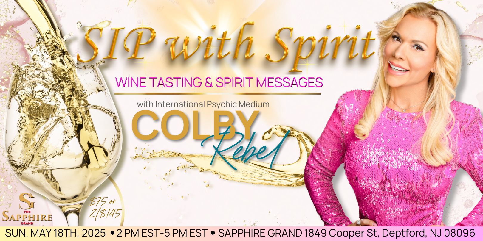 SIP with Spirit-Wine Tasting and Spirit Messages, Deptford, New Jersey, United States