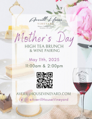 Mother's Day High Tea Brunch and Wine Pairing