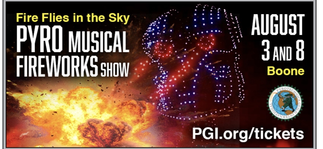 Fire Flies In The Sky Pyro Musicals, Boone, Iowa, United States