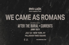 We Came As Romans in NYC on Bad Luck Tour on July 24th at Palladium Times Square