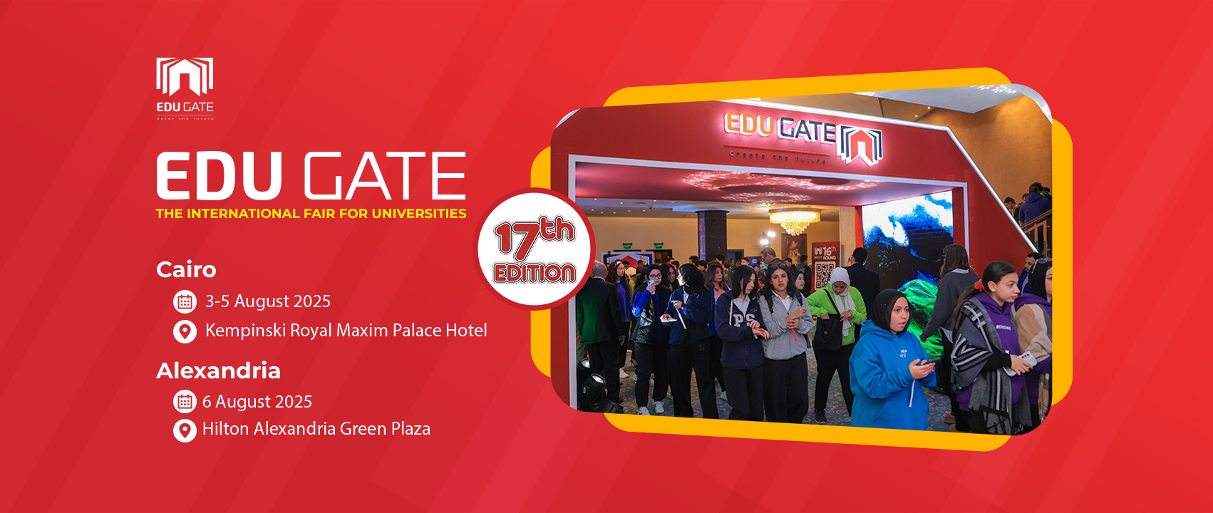Edugate University fair cairo 2025, Royal Maxim Palace Kempinski Cairo, Royal Maxim Pa,Cairo,Egypt