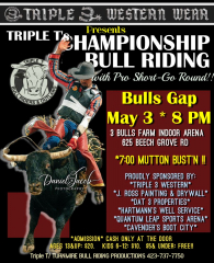 Triple T Championship Bull Riding!!