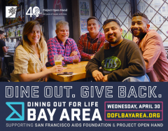 Dining Out For Life Bay Area - 30 Apr 2025