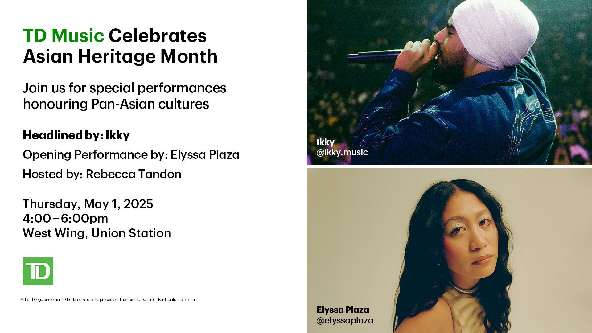 TD Music Celebrates Asian Heritage Month, Toronto, Ontario, Canada