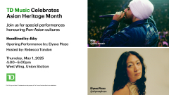 TD Music Celebrates Asian Heritage Month