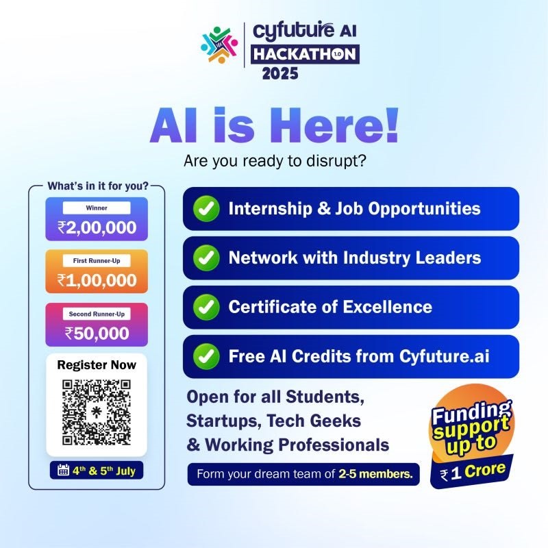 Cyfuture AI Hackathon 2025, Gautam Buddh Nagar, Uttar Pradesh, India
