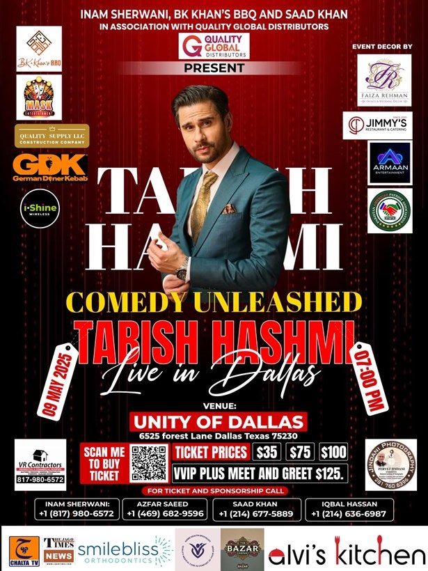 Tabish Hashmi Live In Dallas, Dallas, Texas, United States