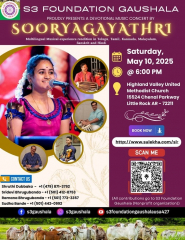 Sooryagayathri Live In Concert Little Rock AR