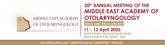 20th Annual Meeting of the Middle East Academy of Otolaryngology