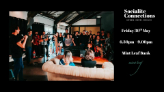 Connecting Film, TV, Music, Media Networking at Mint Leaf Lounge Bank