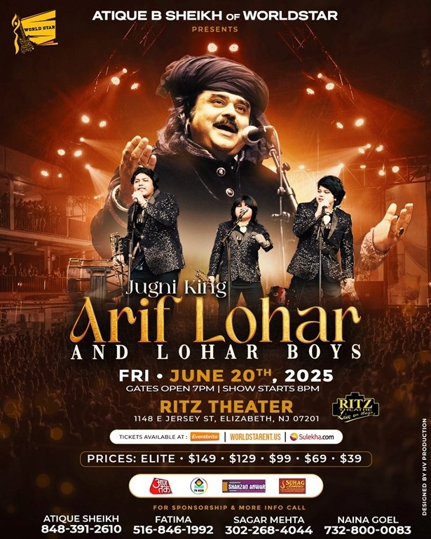 Arif Lohar Live In New Jersey 2025, Elizabeth, New Jersey, United States