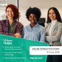 Empowering Women in Business – Women & MBA online event, 21 June