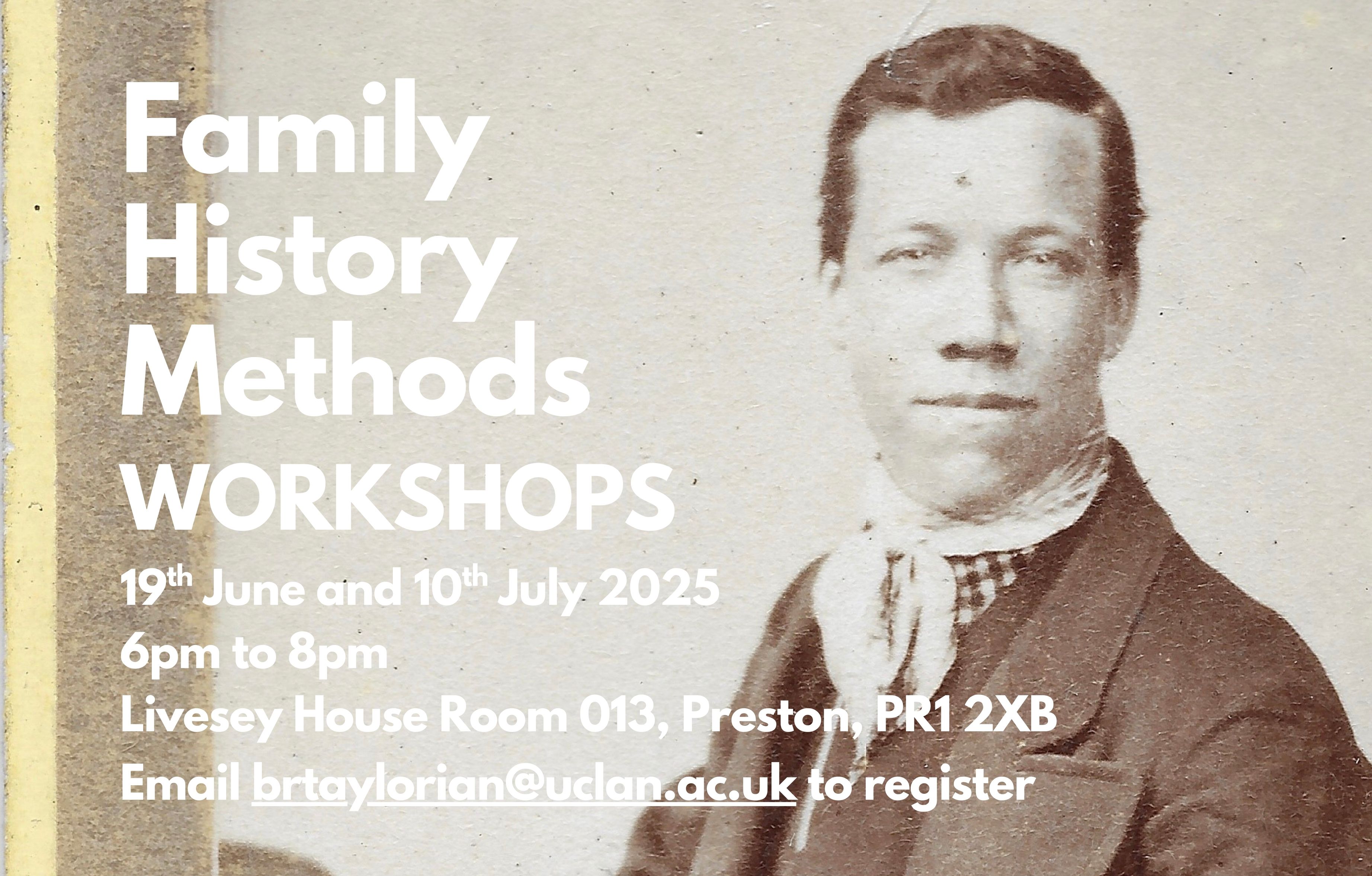 Family History Methods Workshops, Preston, Lancashire, United Kingdom
