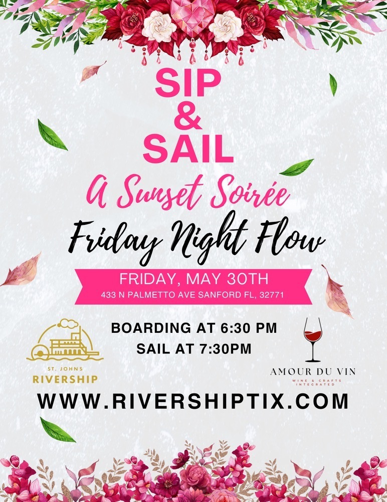 Sip and Sail: A Friday Night Wine Experience Aboard the Barbara-Lee Sternwheeler, Sanford, Florida, United States
