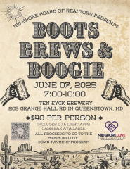 Boots, Brews and Boogie @ Ten Eyck Brewery Grange Hall Rd, Queenstown, June 7th from 7 until 10 pm!