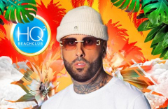 Nicky Jam Pool Party @ HQ2 Beachclub