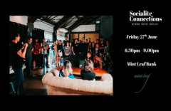 Connecting Film, TV, Music, Media Networking at Mint Leaf Lounge Bank
