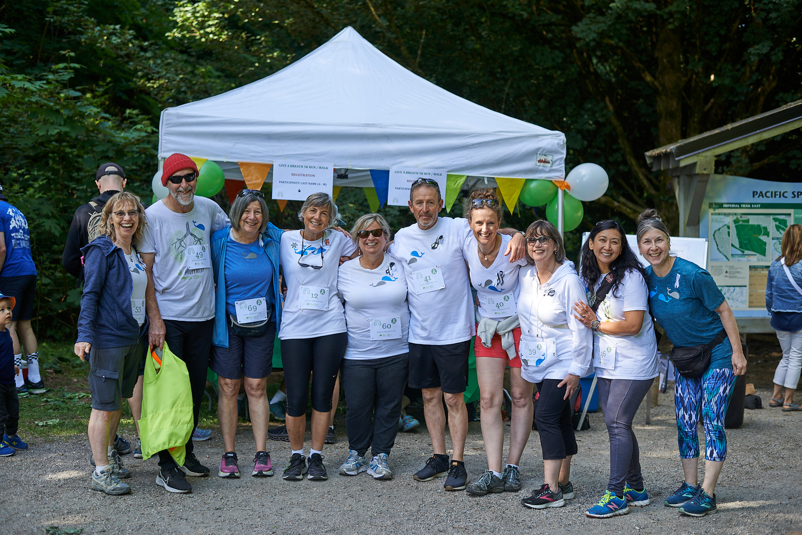 Give a Breath 5K Run/Walk, Saturday June 7th 10am in Pacific Spirit Park, University Endowment Lands, British Columbia, Canada