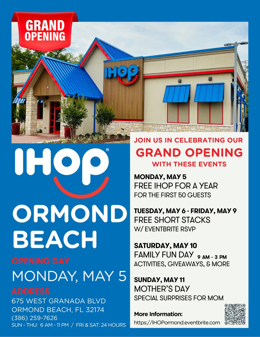 IHOP Grand Opening - Ormond Beach - FREE PANCAKES!, Ormond Beach, Florida, United States