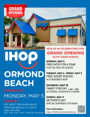 IHOP Grand Opening - Ormond Beach - FREE PANCAKES!