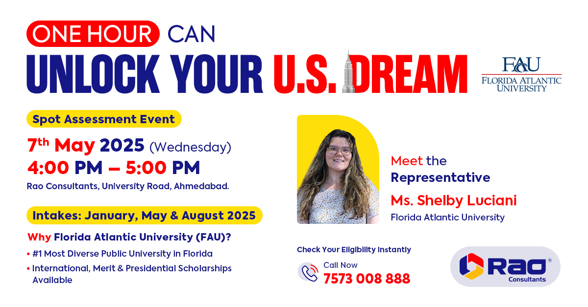 Florida Atlantic University Spot Assessment, Ahmedabad, Gujarat, India