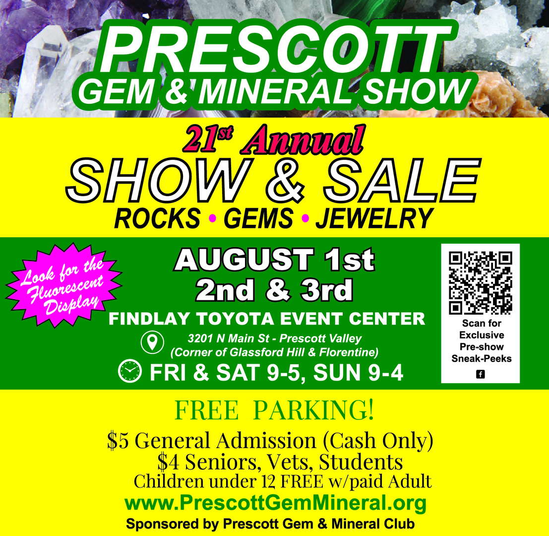 21st Annual Prescott Gem and Mineral Show 2025, Prescott Valley, Arizona, United States