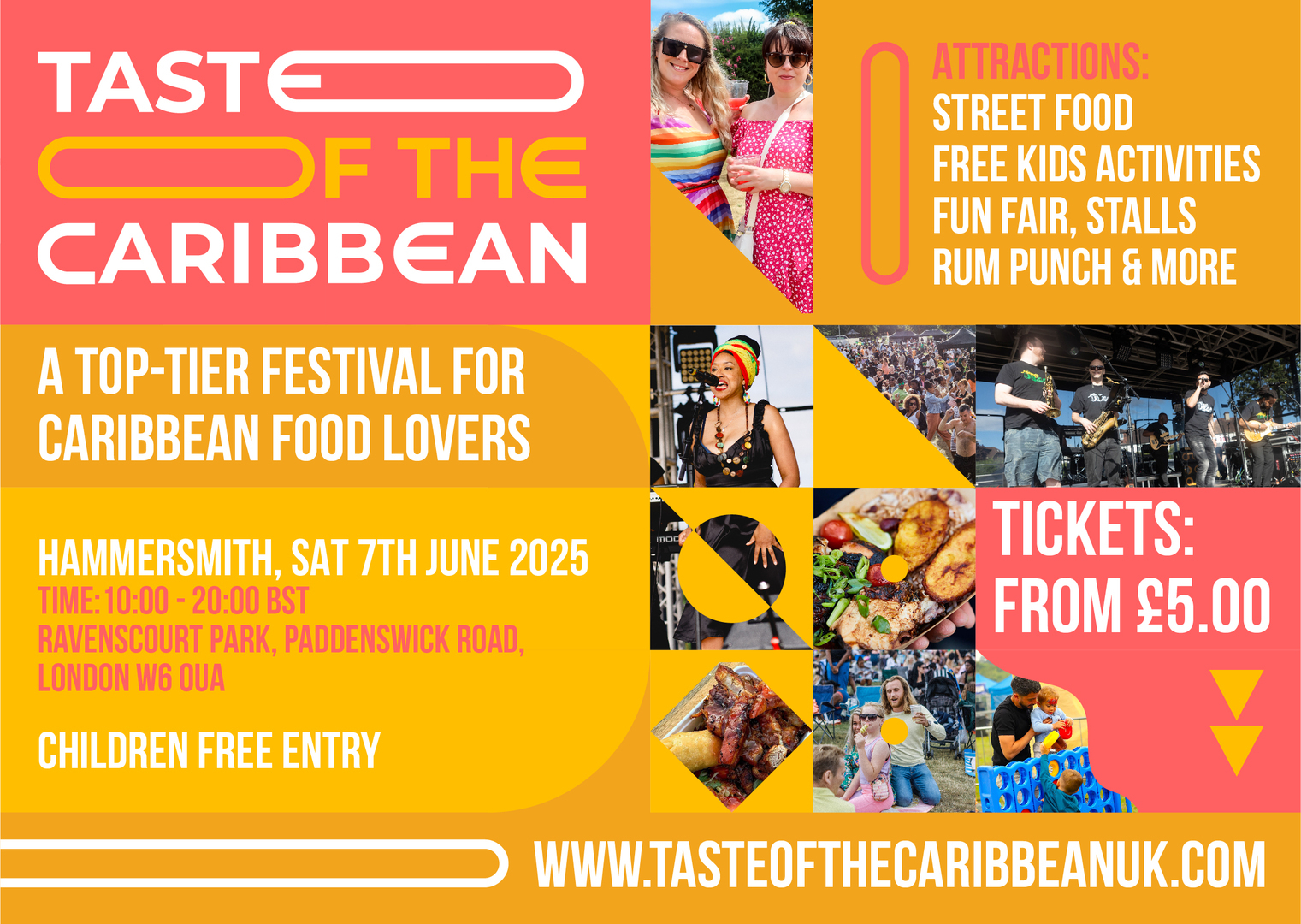 Taste Of The Caribbean Food and Drink Festival - Hammersmith, London, England, United Kingdom