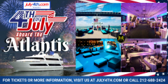 Premium Fourth of July NYC Fireworks Cruise on Atlantis Yacht