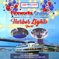 NYC Fourth of July Harbor Lights Party Boat Cruise