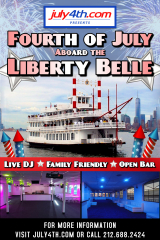4th of July Family Friendly Fireworks Cruise aboard the Liberty Belle