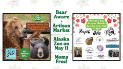 Bear Aware on Mother's Day at the Zoo + Artisans Market