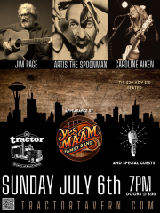 Artis The Spoonman, Jim Page, Caroline Aiken and the Yes Maam Family Band 7/6 Tractor