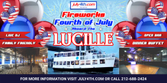 Family-Friendly NYC July 4th Fireworks Cruise on Lucille Yacht
