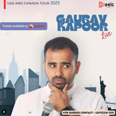 Gaurav Kapoor Live 6:30PM Show in Richmond, VA