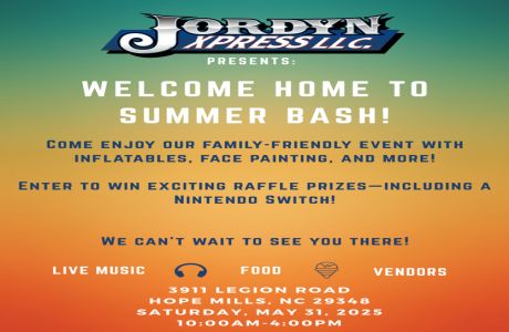 Welcome Home to Summer Bash, Hope Mills, North Carolina, United States