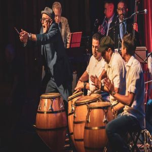 A night of salsa with Edgardo Cambon and his Sextet at the Center, Sonoma, California, United States