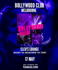 Bollywood Club presents Bollywood Room at Cleo's Lounge, Melbourne
