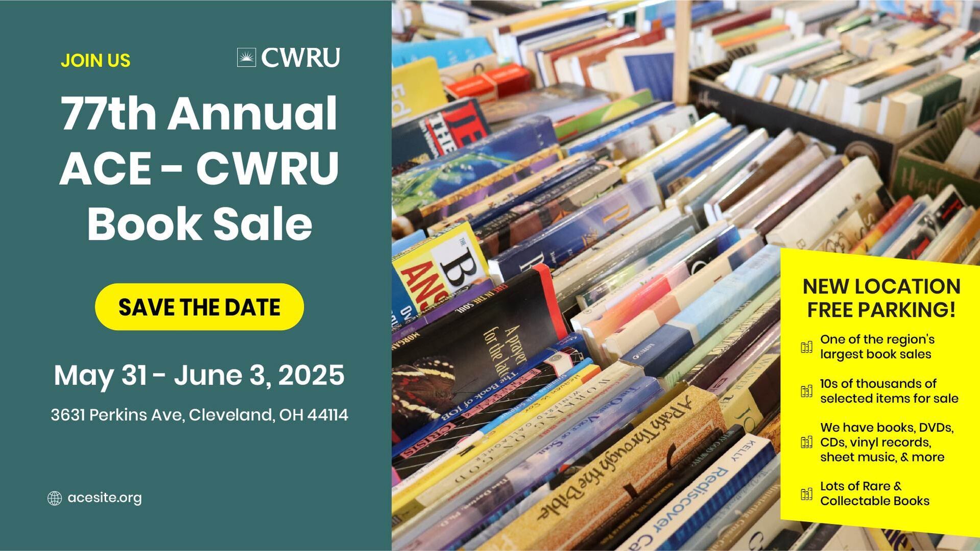 77th Annual ACE Book Sale, Cleveland, Ohio, United States