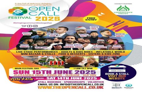 The Open Call Festival 2025, Oldham, England, United Kingdom