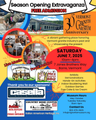 VT Granite Museum Season Opening Extravaganza - FREE ADMISSION - Saturday, June 7