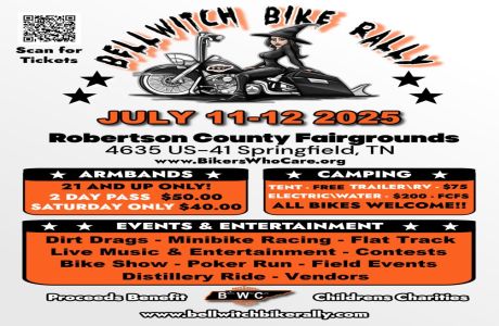 Inaugural Bell Witch Bike Rally, Springfield, Tennessee, United States
