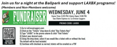 LAXBX Night at the Ballpark Fundraiser