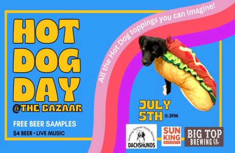 Hot Dog Day at The Bazaar, Sarasota, Florida, United States